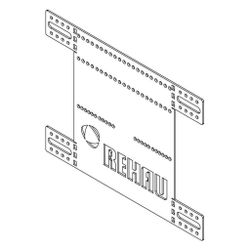 Rehau Sanitärbox Halter UP Siphon WM HL 406... REHAU-11105051001 4068768128813 (Abb. 1)