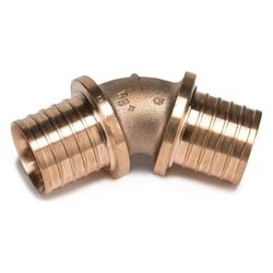 Rehau Rautitan Bogen RXplus stabil 50/50mm, 45 Grad, Rotguss... REHAU-14600311001 4062178676056 (Abb. 1)