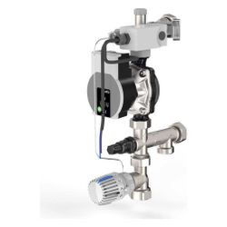 Rehau Regelset flex Messing vernickelt, mit Thermostatkopf... REHAU-13185101001 4064299220156 (Abb. 1)