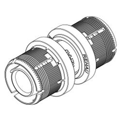 Rehau Kupplung Fastloc EXplus 16x16mm, 13706791001... REHAU-13706791001 4067936345229 (Abb. 1)