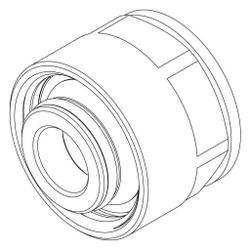 Rehau Klemmringverschraubung für Fastloc 16x2,0mm... REHAU-13601261001 4064299604505 (Abb. 1)
