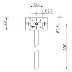 Rehau Sanitärbox für Einzelanschluss Kopfbrause, Rautitan stabil 20... REHAU-11103961001 4062178933586 (Abb. 1)