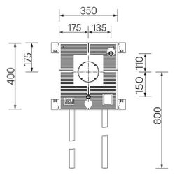 Rehau Sanitärbox für Badewanne UP bluebox, Rp 1/2" RO und MU, Rautitan stabil 20... REHAU-11103641001 4062178319700 (Abb. 1)