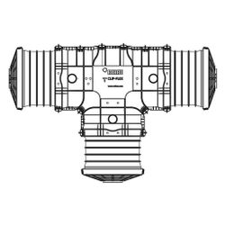 Rehau Clip-Flex T-Muffenset klein, 14503011001... REHAU-14503011001 4064299782616 (Abb. 1)