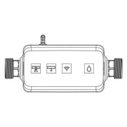 Rehau Re.Guard 2.0 Wassersteuerung DN 20 - G 1", WiFi, automatische oder manuelle Ab... REHAU-14570001001 4064299742948 (Abb. 1)