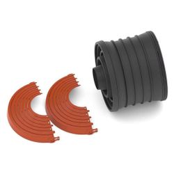 Rehau Clip-Flex Anschlussstutzen klein, 14507011001... REHAU-14507011001 4064299783316 (Abb. 1)