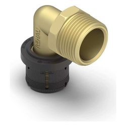 Rehau Winkelübergang Fastloc EXplus, 32mm x R 1", Messing... REHAU-13707311001 4067936345656 (Abb. 1)
