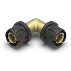 Rehau Winkel Fastloc EXplus, 32x32mm, 90 Grad, Messing... REHAU-13707141001 4067936345526 (Abb. 1)