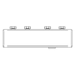 Rehau Verteilerbalken PGM, 2-fach, 13059941001... REHAU-13059941001 4007360498269 (Abb. 1)