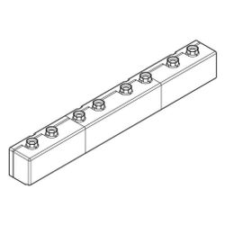 Rehau Verteilerbalken PGM, 4-fach, 13297641001... REHAU-13297641001 4061264959042 (Abb. 1)