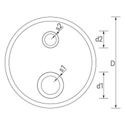 Rehau Rauthermex DUO TW-Rohr, 40 und 25/126mm... REHAU-13430081099 4068767636630 (Abb. 1)