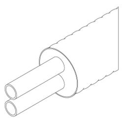 Rehau Rauvitherm DUO Rohr, SDR 11, 25 und 25/150mm... REHAU-11320031001 4007360399030 (Abb. 1)