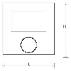 Rehau Raumregler Alpha Direct Standard 230V... REHAU-14342301001 4064299640305 (Abb. 1)