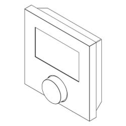 Rehau Raumregler Alpha Direct Standard 230V... REHAU-14342301001 4064299640305 (Abb. 1)