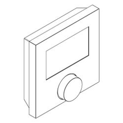 Rehau Raumregler Alpha Direct Standard 230V... REHAU-14342301001 4064299640305 (Abb. 1)