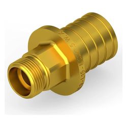 Rehau Übergang Konus, SDR 11 LX, 32mm x 2,9 - M22x1,5mm, 24 Grad, Messing... REHAU-11693001001 4064299691291 (Abb. 1)