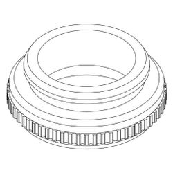 Rehau Ventiladapter VA80-2, M30x1,5mm, 12076661001... REHAU-12076661001 4067936580866 (Abb. 1)
