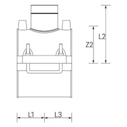 Rehau Smartfuse Gewindeschelle mit Innengewinde Messing 160mm, Rp 1 1/2" PE 100, Sch... REHAU-14848071001 4064299780988 (Abb. 1)