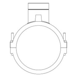 Rehau Smartfuse Gewindeschelle mit Innengewinde Messing 160mm, Rp 1 1/2" PE 100, Sch... REHAU-14848071001 4064299780988 (Abb. 1)