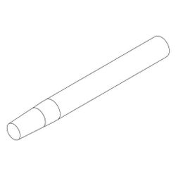 Rehau Fusapex Markierungsstift, Silber-metallic... REHAU-13278061001 4061264961182 (Abb. 1)