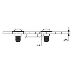 Rehau Dämmscheibe für Halter, inkl. 2 Schrauben M5... REHAU-13207361008 4007360629441 (Abb. 1)