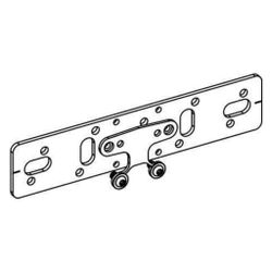 Rehau Halter E, für Einzelanschluss, inkl. EPDM-Dämmscheibe und 2 Schrauben M5... REHAU-11055351008 4007360629403 (Abb. 1)