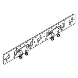 Rehau Halter 75/150, für Doppelanschluss, inkl. 2 EPDM-Dämmscheiben und 4 Schrauben ... REHAU-11055361008 4007360629410 (Abb. 1)