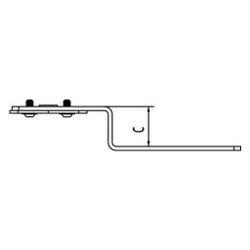 Rehau Halter Z 30, für Einzelanschluss, inkl. EPDM-Dämmscheibe und 2 Schrauben M5... REHAU-11055321008 4007360628574 (Abb. 1)
