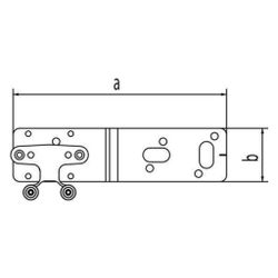 Rehau Halter Z 42, für Einzelanschluss, inkl. EPDM-Dämmscheibe und 2 Schrauben M5... REHAU-11055331008 4007360628581 (Abb. 1)