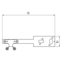 Rehau Halter UA, für Unterputzmontage, inkl. EPDM-Dämmscheibe und 2 Schrauben M5... REHAU-11055371008 4007360629427 (Abb. 1)