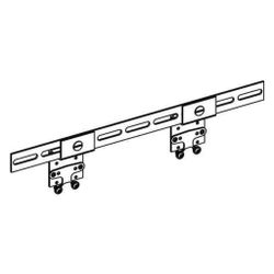 Rehau Halter D, für Doppelanschluss, inkl. 2 EPDM-Dämmscheiben und 4 Schrauben M5... REHAU-11055341008 4007360628598 (Abb. 1)