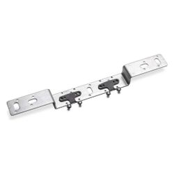Rehau Halter O 100, für Doppelanschlussm, inkl. 2 EPDM-Dämmscheiben und 4 Schrauben ... REHAU-11055311008 4007360628567 (Abb. 1)