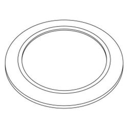 Rehau Profildichtung mit Metalleinlage, Durchmesser 125mm, DN 100, PN 10-16, Nitrilk... REHAU-12891261001 4007360363154 (Abb. 1)