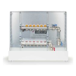 Rehau Rautherm Unit, Easyflow und UP 75, 11 Heizkreise, Wärmemengenzähler vertikal r... REHAU-11059711002 4059757762927 (Abb. 1)