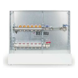 Rehau Rautherm Unit, Easyflow und UP 75, 7 Heizkreise, Wärmemengenzähler horizontal ... REHAU-11060171002 4059757763108 (Abb. 1)
