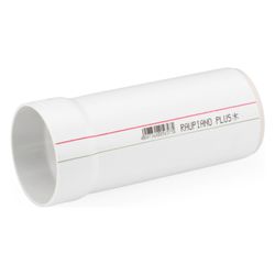 Rehau Raupiano Plus Anschlussstück DN 75/80 an Lüftungsleitung di 80... REHAU-11235741002 4059757532575 (Abb. 1)