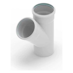 Rehau Raupiano Plus Einfachabzweig DN 50/50, 87 Grad... REHAU-11212541001 4007360058500 (Abb. 1)