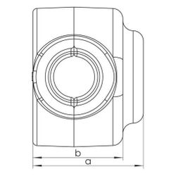 Rehau Schall- und Wärmedämmbox für Wandwinkel und Wand-T-Stück, quadratisch, Rp 1/2"... REHAU-13207751001 4007360628758 (Abb. 1)