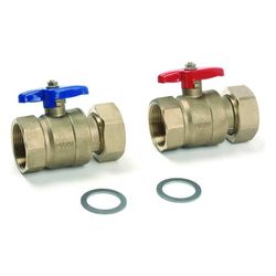 Rehau Kugelhahn für Industrieverteiler IM 32 Messing, DN 32, 2 Stück... REHAU-12478201001 4007360172541 (Abb. 1)