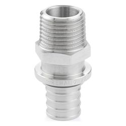 Rehau Übergang, 10,1x1,1mm - R 1/2", Messing... REHAU-12005661001 4007360330149 (Abb. 1)