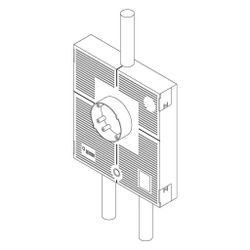 Rehau Sanitärbox für Dusche mit Kopfbrause UP iBox, Einzelanschluss, Rautitan stabil... REHAU-11102881001 4007360633400 (Abb. 1)