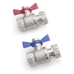 Rehau Kugelhahn DN 32 für Industrieverteiler IM-D S... REHAU-14700011001 4007360609139 (Abb. 1)