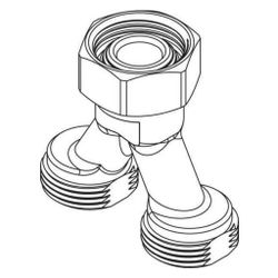Rehau Heizkreiserweiterung Y, für Heizkreisverteiler, Messing... REHAU-13251031001 4059757661046 (Abb. 1)