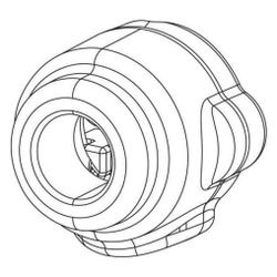 Rehau Schall- und Wärmedämmbox für Wandwinkel kurz / lang Rp 1/2"... REHAU-12069271001 4007360451592 (Abb. 1)