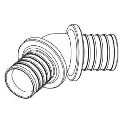 Rehau Rautitan Bogen RXplus stabil 50/50mm, 45 Grad, Rotguss... REHAU-14600311001 4062178676056 (Abb. 1)