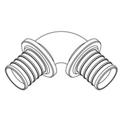 Rehau Rautitan Bogen RXplus 63/63mm, 90 Grad, Rotguss... REHAU-14563081001 4061264397226 (Abb. 1)