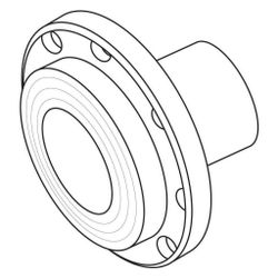 Rehau Fusapex Flanschübergang, SDR 11, Rohraußendurchmesser 75mm, DN 65... REHAU-12031281001 4007360409654 (Abb. 1)