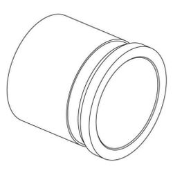 Rehau Schiebehülse 17x2,0mm, Messing verzinkt... REHAU-12502971002 4007360032609 (Abb. 1)
