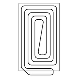 Rehau Wandelement, 2000x625mm, mit Rautherm Speed Rohr 10,1x1,1mm... REHAU-12028501001 4007360345266 (Abb. 1)