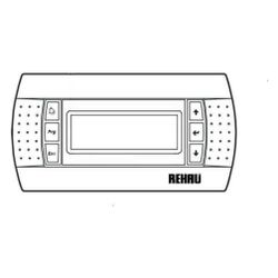 Rehau Display D-HC, Schutzart IP 40, Abmessung 156x82x31mm... REHAU-12279971001 4007360323554 (Abb. 1)
